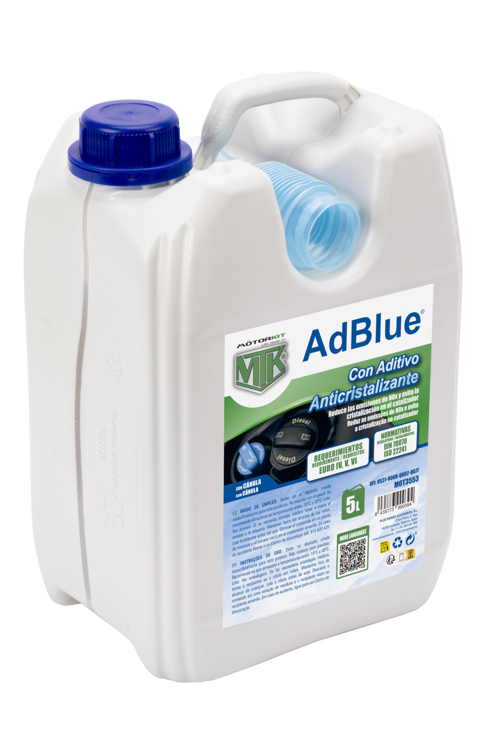 Motorkit ADBLUE-ZUSATZLÖSUNG 5L von MOTORKIT