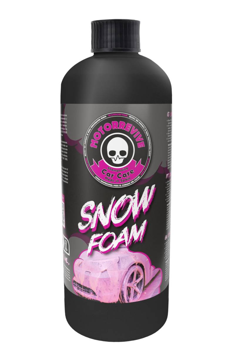 Snow Foam Motorrevive Shampooing Car Care 500 ml Rosa Reinigungsschaum für Hochdruckreiniger und Druckpumpe von MOTORKIT