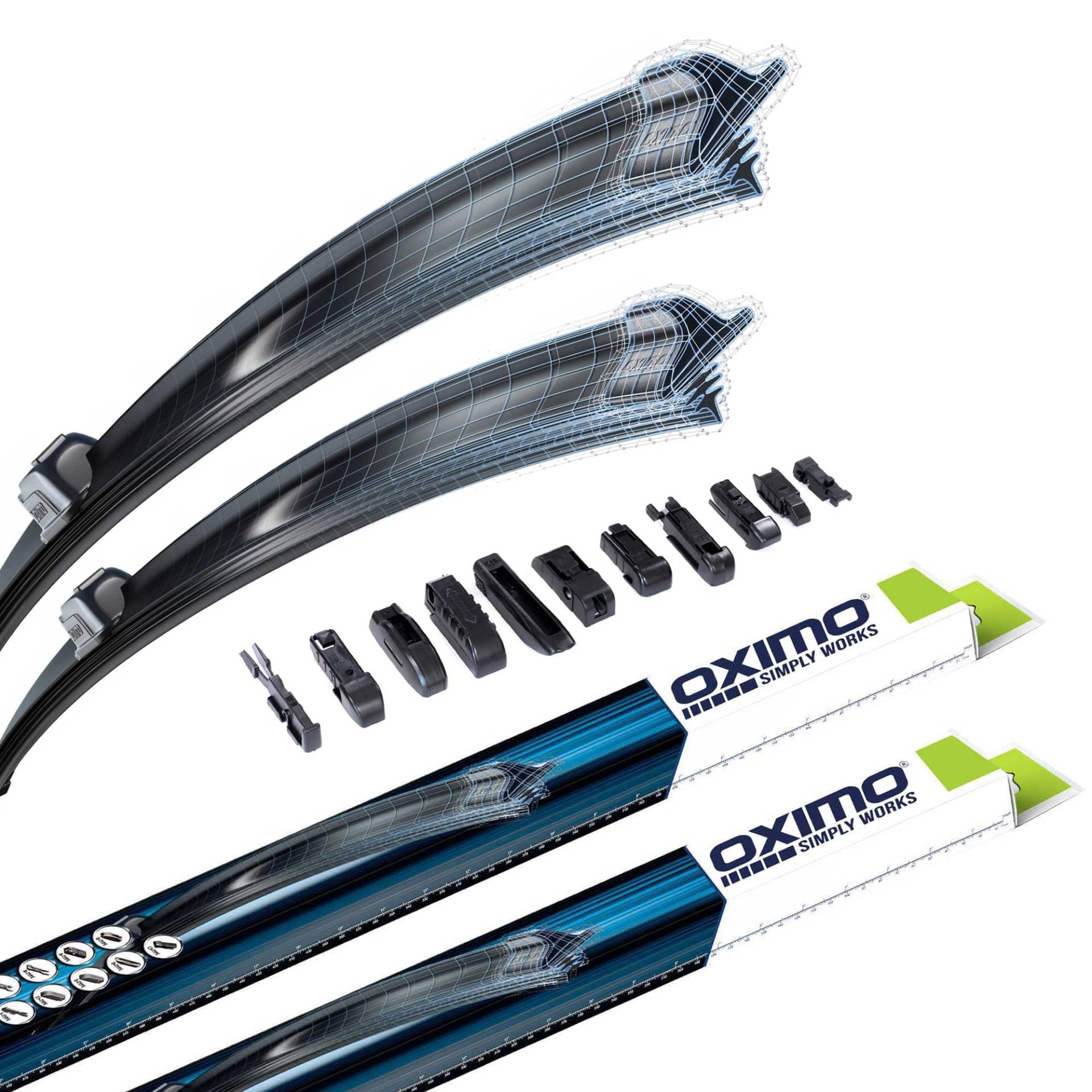 MOTOS Scheibenwischer Set für Audi A6 C5 4B 01.1997-04.2001 - Modernste Konstruktion, scheibenwischer vorne, Extrem leise, Langlebig & Wetterfest, TÜV & REACH Zertifiziert MOTOS Scheibenwischer Set für Audi A6 C5 4B 01.1997-04.2001 - Modernste Konstruktion, scheibenwischer vorne, Extrem leise, Langlebig & Wetterfest, TÜV & REACH Zertifiziert von MOTOS