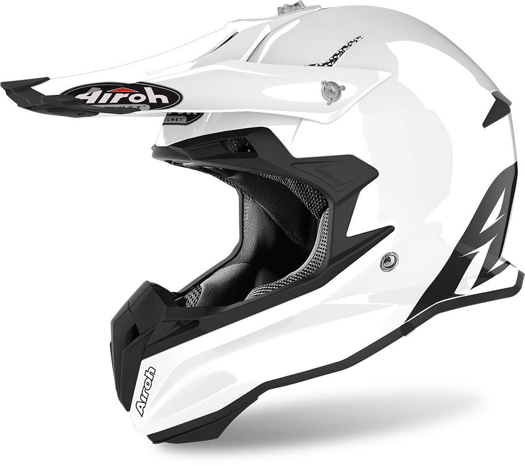 Airoh HELMET TERMINATOR OPEN VISION COLOR WHITE GLOSS XL von MOTOTOPGUN