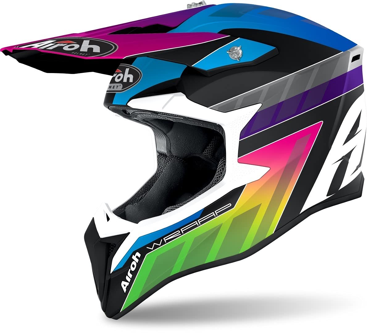 Airoh Helmet Junior Wraap Prism Matt Yxs von MOTOTOPGUN