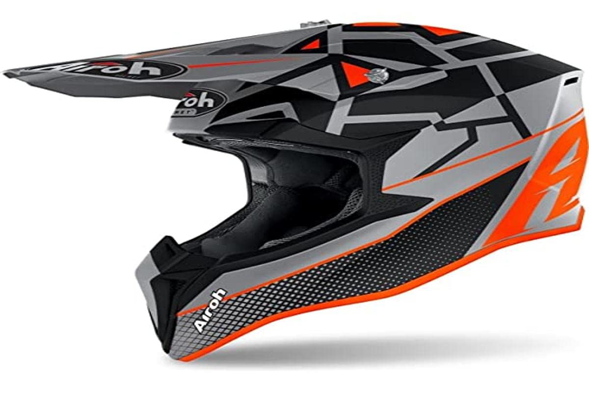 Airoh Helmet Wraap Mood Orange Matt M von MOTOTOPGUN