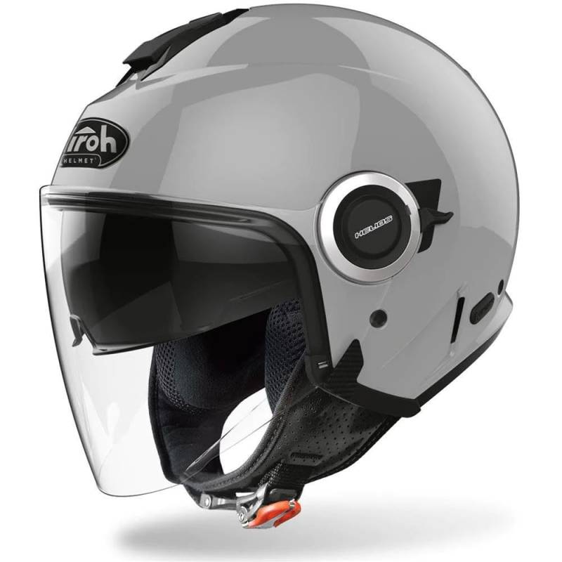 Airoh Herren Helios Jet Concrete Helmet, Grau, S von MOTOTOPGUN