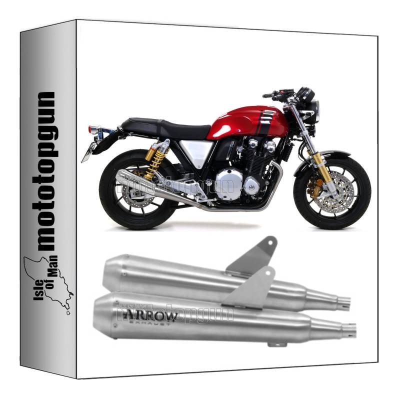 arrow 71862PRI auspuff zugelassen pro-racing nichrom endkappe edelstahl kompatibel mit honda cb 1100 ex 2017 2018 2019 2020 mototopgun von MOTOTOPGUN