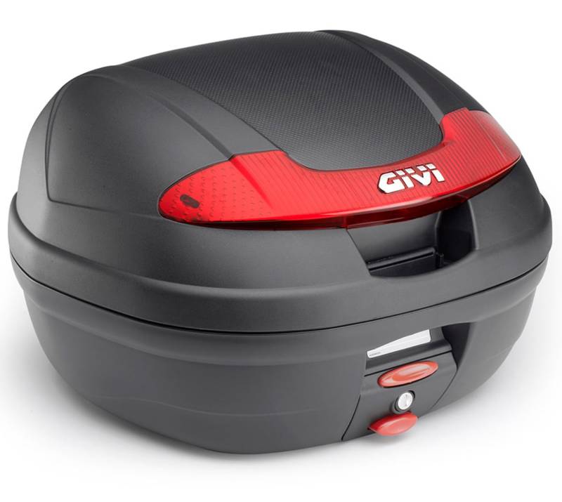 MOTOTOPGUN givi vision e340n+7707fz Topcase + Monolock-Anschluss 34 Liter kompatibel mit KTM duke 125-390 2017 2018 2019 2020 2021 2022 von MOTOTOPGUN