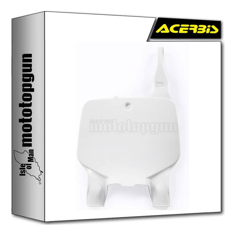 acerbis 0002132.030 vorderes nummernschild weisse kompatibel mit kawasaki kx 125 2t 1995 1996 1997 1998 1999 2000 2001 2002 mototopgun von MOTOTOPGUN