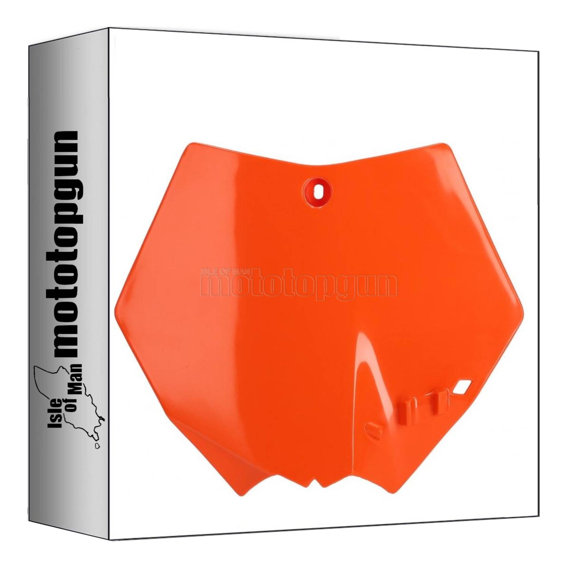 acerbis 0010298.010 vorderes nummernschild orange kompatibel mit KTM sx-f 450 2007 2008 2009 2010 2011 2012 mototopgun von MOTOTOPGUN