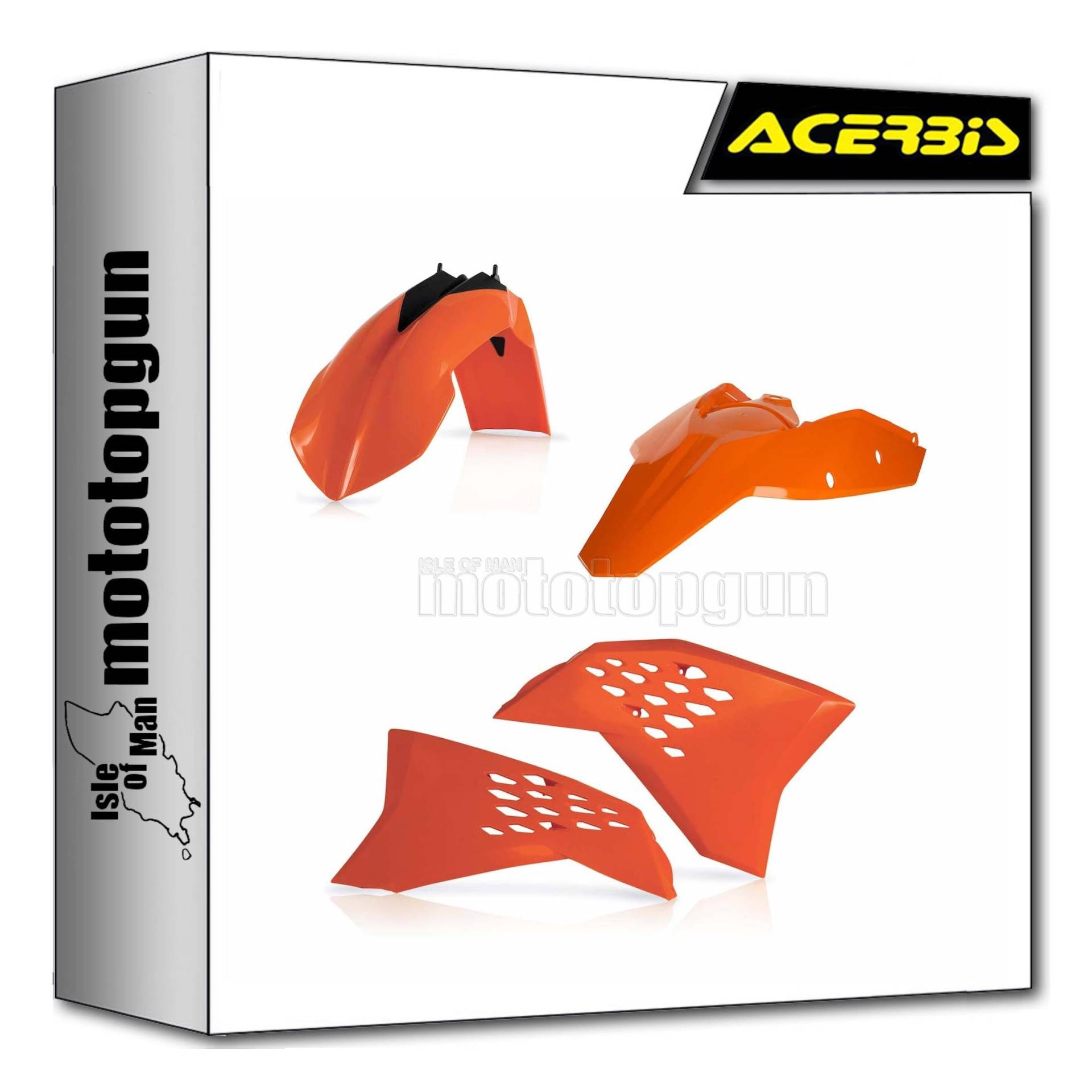 acerbis 0011632.010 plastic kit orange kompatibel mit ktm exc-f 450 2008 2009 2010 2011 mototopgun von MOTOTOPGUN