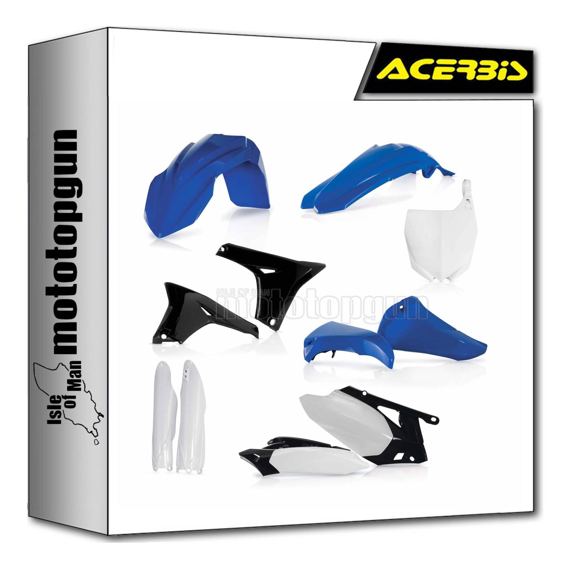 acerbis 0013980.553 full plastics kit original kompatibel mit yamaha yzf 450 2010 2011 2012 2013 mototopgun von MOTOTOPGUN