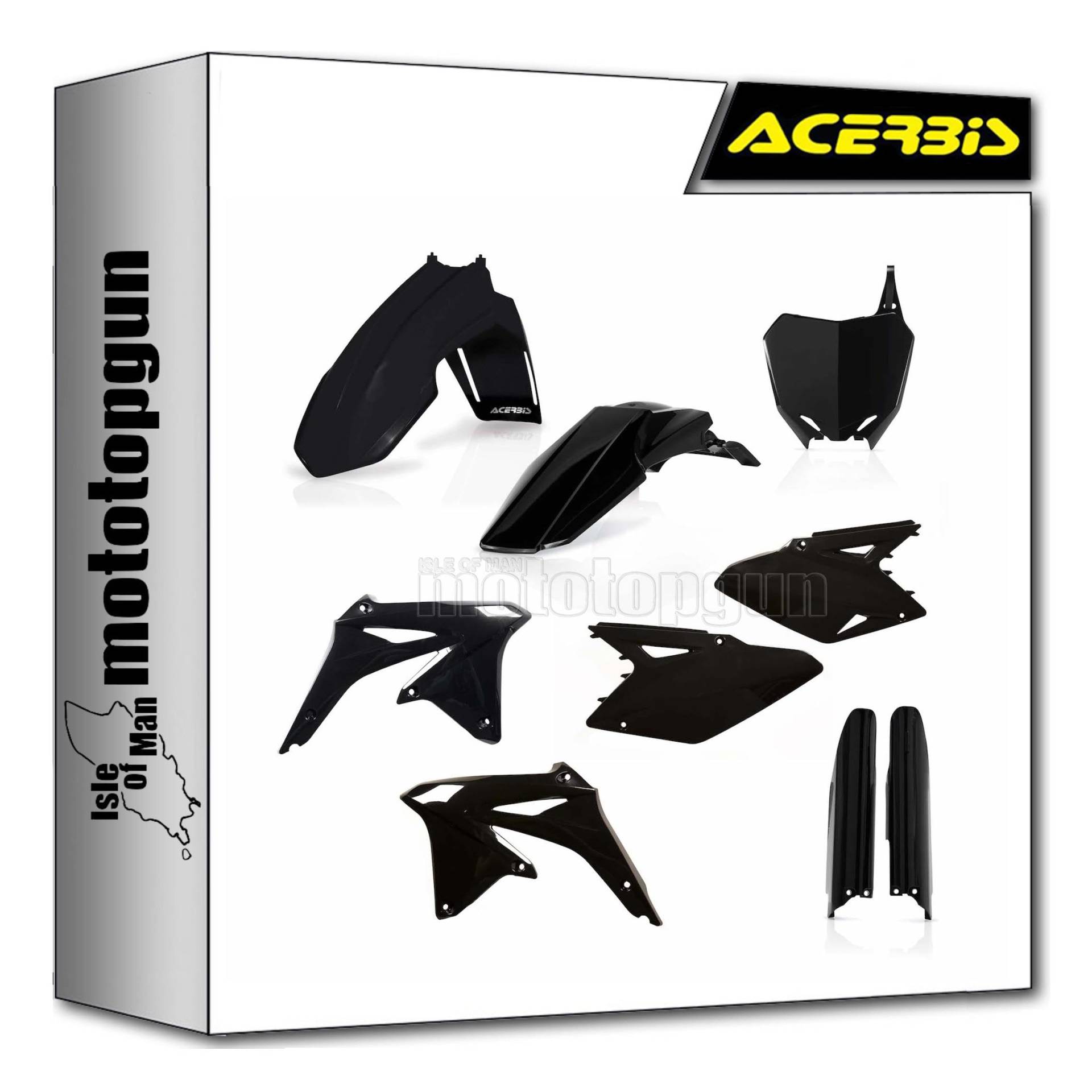 acerbis 0013982.090 plastic full kit schwarz kompatibel mit suzuki rm-z 450 2008 2009 2010 2011 2012 2013 2014 2015 2016 2017 mototopgun von MOTOTOPGUN