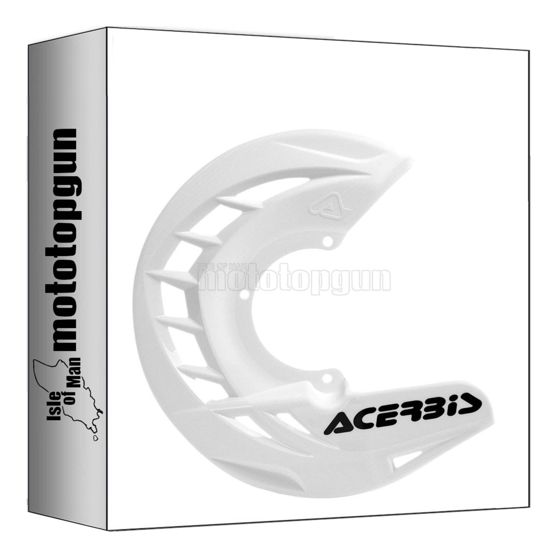 acerbis 0016057.030 + 0009803 scheibenabdeckung x-brake weiss kompatibel mit kawasaki kx 250 f 2006 2007 2008 2009 2010 2011 2012 2013 2014 2015 2016 2017 2018 2019 mototopgun von MOTOTOPGUN