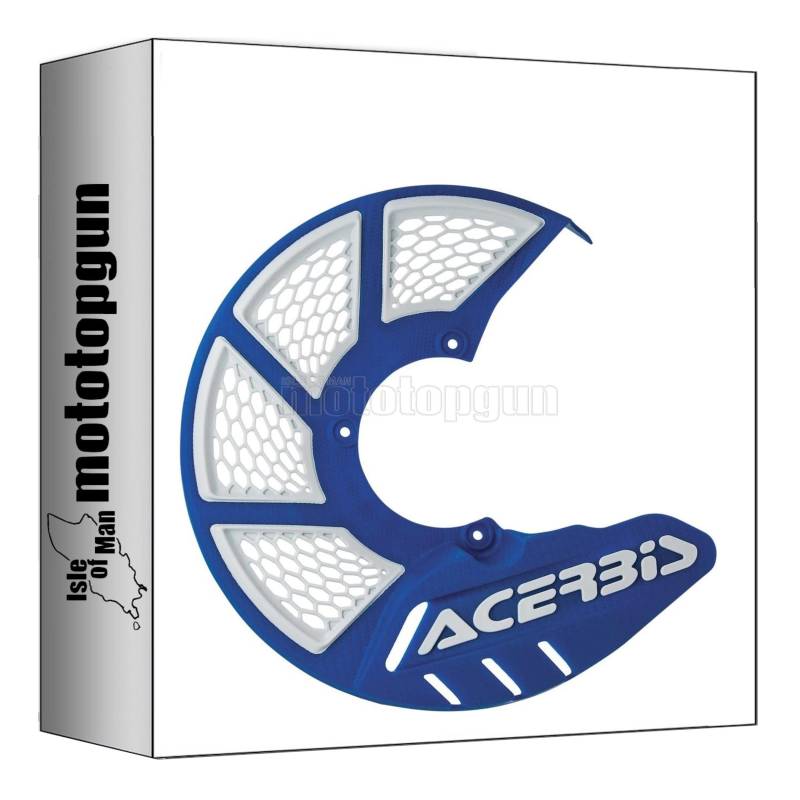 acerbis 0021846.040 + 0017827 scheibenabdeckung x-brake 2.0 blau kompatibel mit ktm exc 300 tpi 2018 2019 2020 2021 2022 2023 mototopgun von MOTOTOPGUN