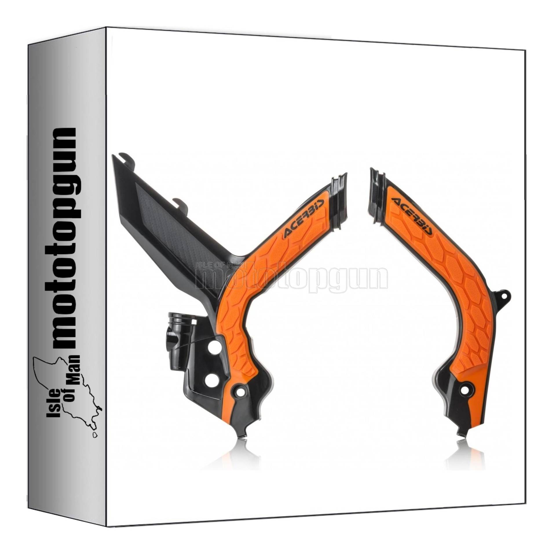 acerbis 0023599.313 x-grip rahmenschutz schwarz orange kompatibel mit ktm xc 250 tpi 2020 2021 2022 mototopgun von MOTOTOPGUN