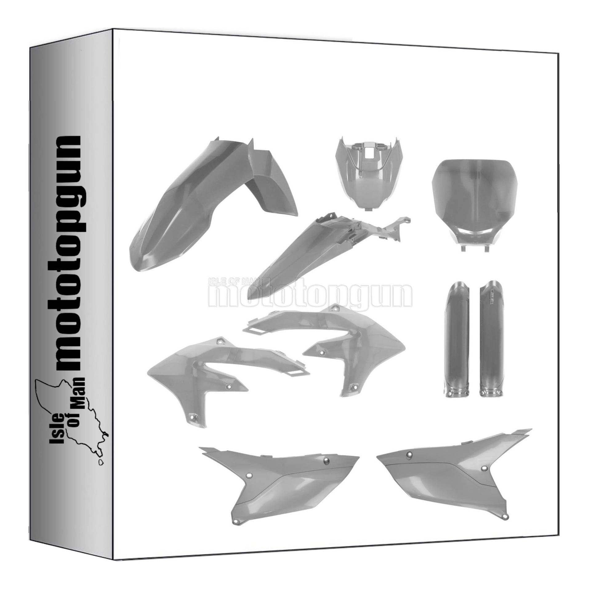 acerbis 0025468.070 full plastics kit grau kompatibel mit yamaha yz 250 fx 2025 mototopgun von MOTOTOPGUN