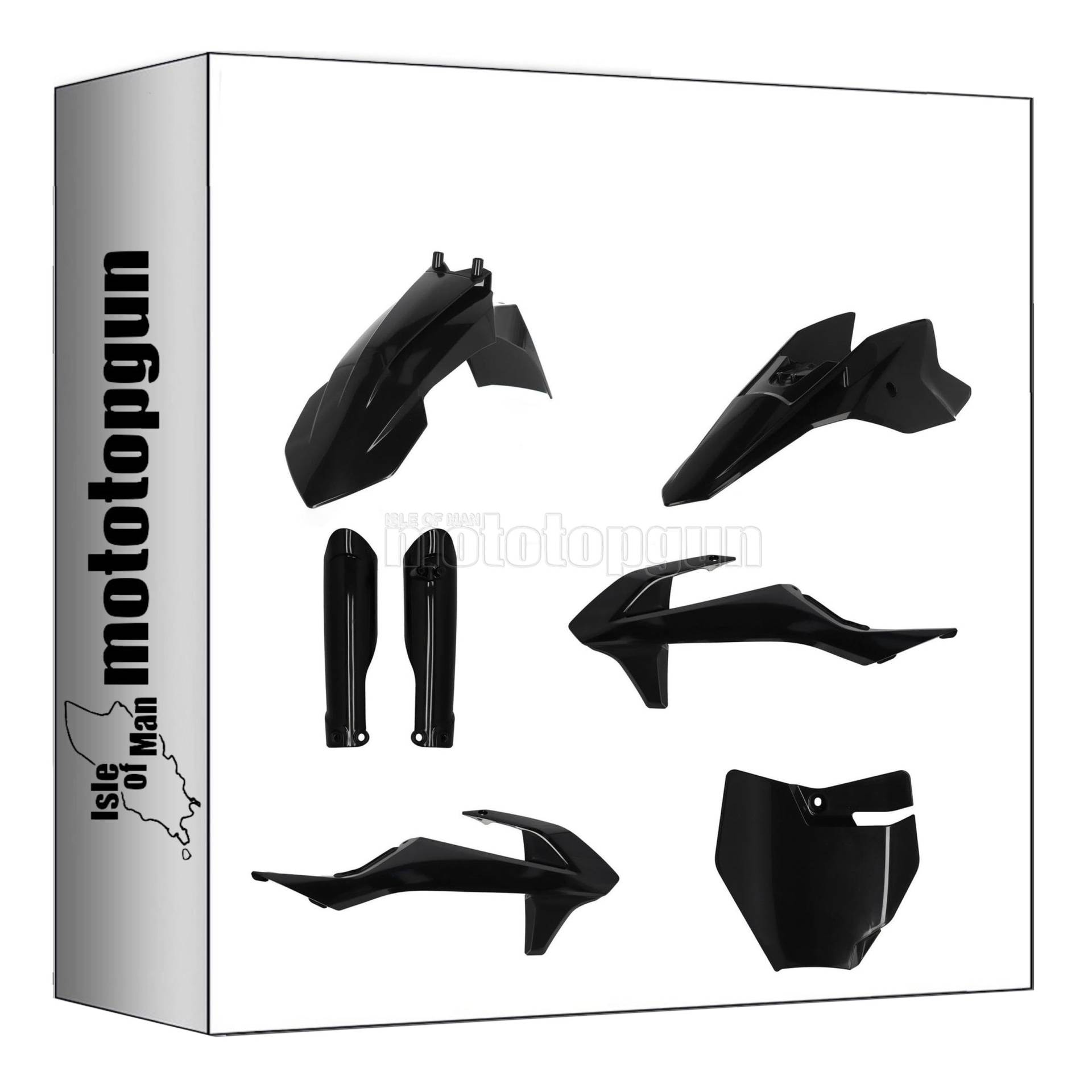 acerbis 0025506.090 full plastics kit schwarz kompatibel mit gas gas mc-e 5 2021 2022 2023 2024 mototopgun von MOTOTOPGUN