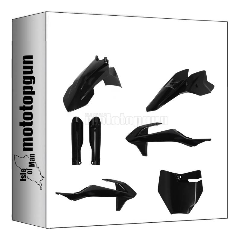 acerbis 0025506.090 full plastics kit schwarz kompatibel mit gas gas mc-e 5 2021 2022 2023 2024 mototopgun von MOTOTOPGUN