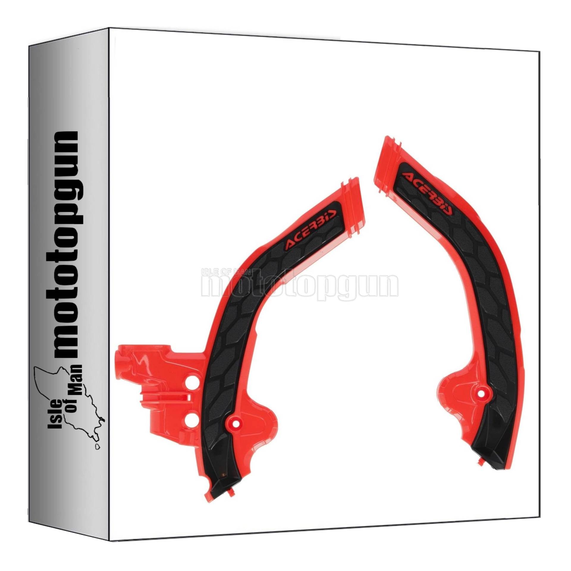 acerbis 0026345.349 x-grip rahmenschutz rot schwarz kompatibel mit beta rr 350 4t racing 2023 2024 2025 mototopgun von MOTOTOPGUN