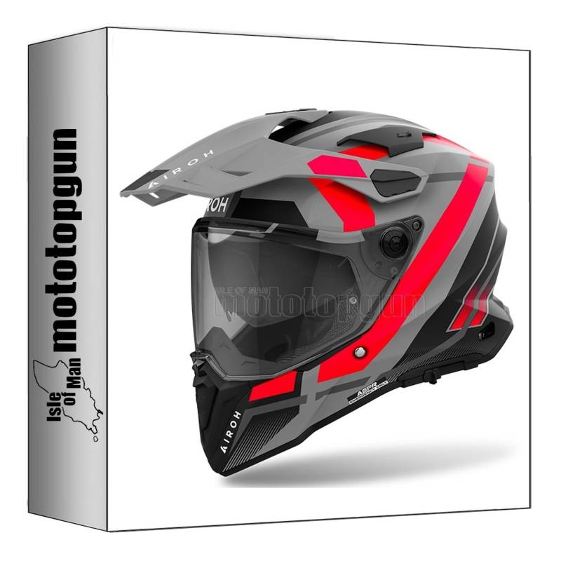 airoh helm motorrad dual cm2m32 commander 2 mavick orange matt sz. m mototopgun von MOTOTOPGUN