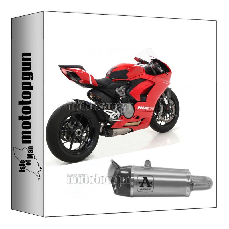 arrow 71160PK auspuff race works titan endkappe carby kompatibel mit ducati panigale v2 2020 2021 2022 2023 mototopgun von MOTOTOPGUN