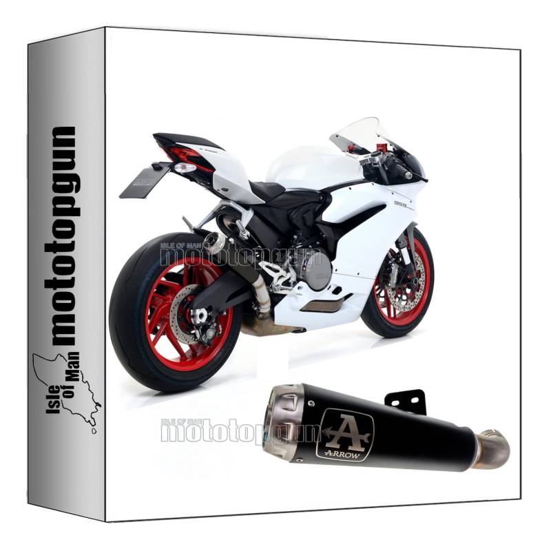 arrow 71880PRN auspuff zugelassen pro-race nichrom schwarz endkappe edelstahl kompatibel mit ducati panigale 959 2016 2017 2018 2019 mototopgun von MOTOTOPGUN