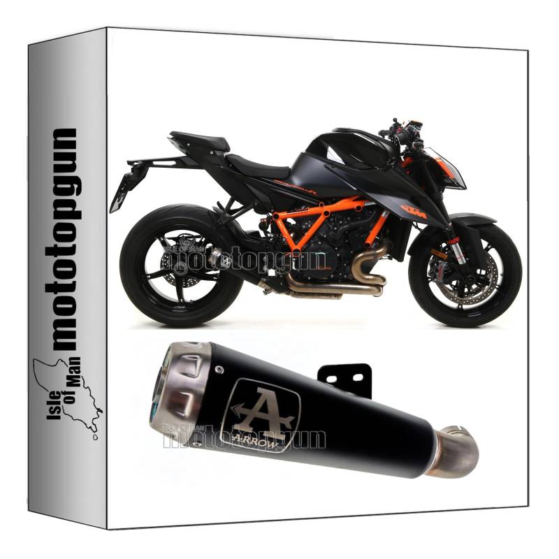 arrow 71916PRNR auspuff zugelassen pro-race nichrom schwarz endkappe edelstahl kompatibel mit ktm 1290 superduke r 2020 2021 2022 2023 mototopgun von MOTOTOPGUN