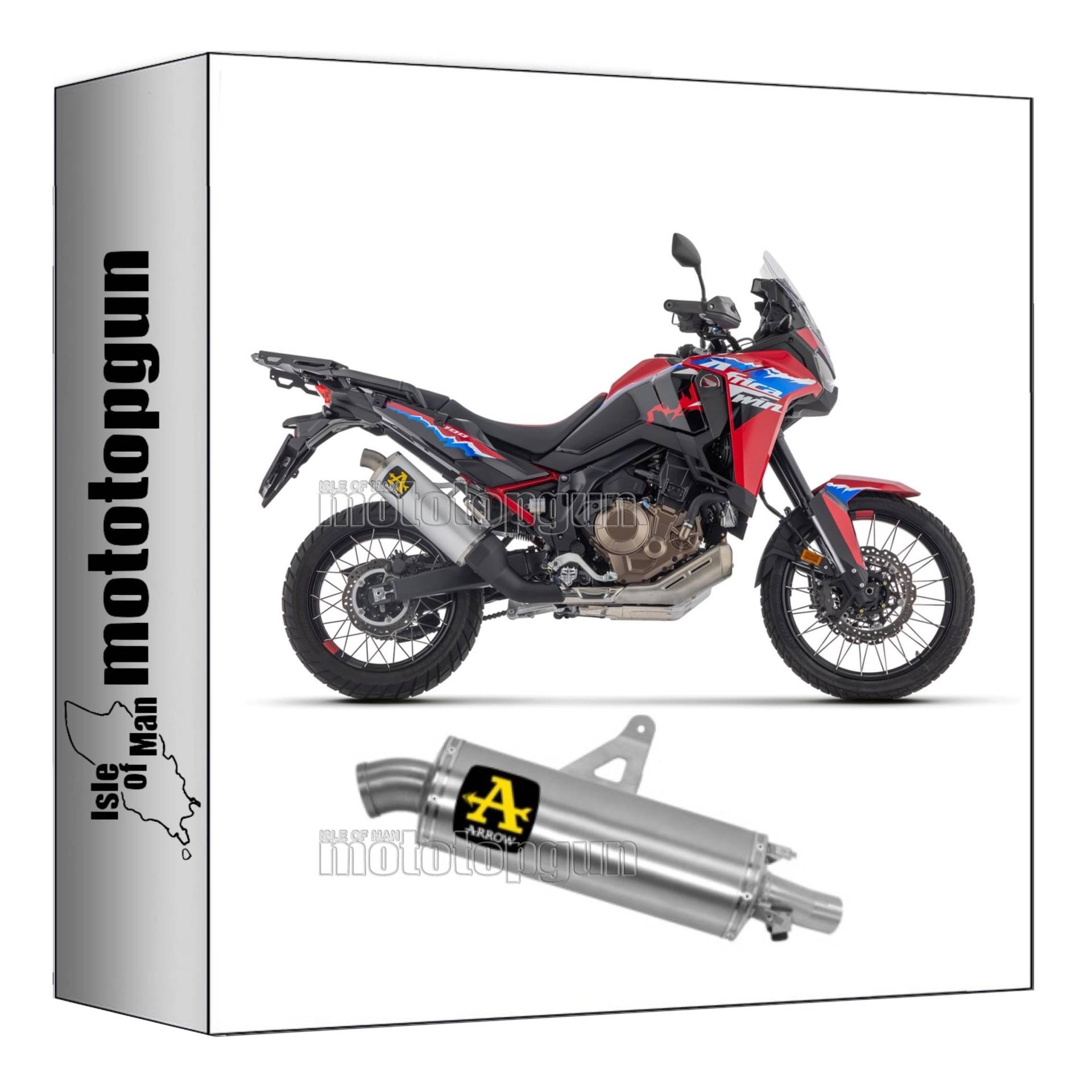 auspuff arrow maxi race-tech aus aluminium kompatibel mit honda africa twin crf 1100 l 2024 mototopgun 72625ao von MOTOTOPGUN