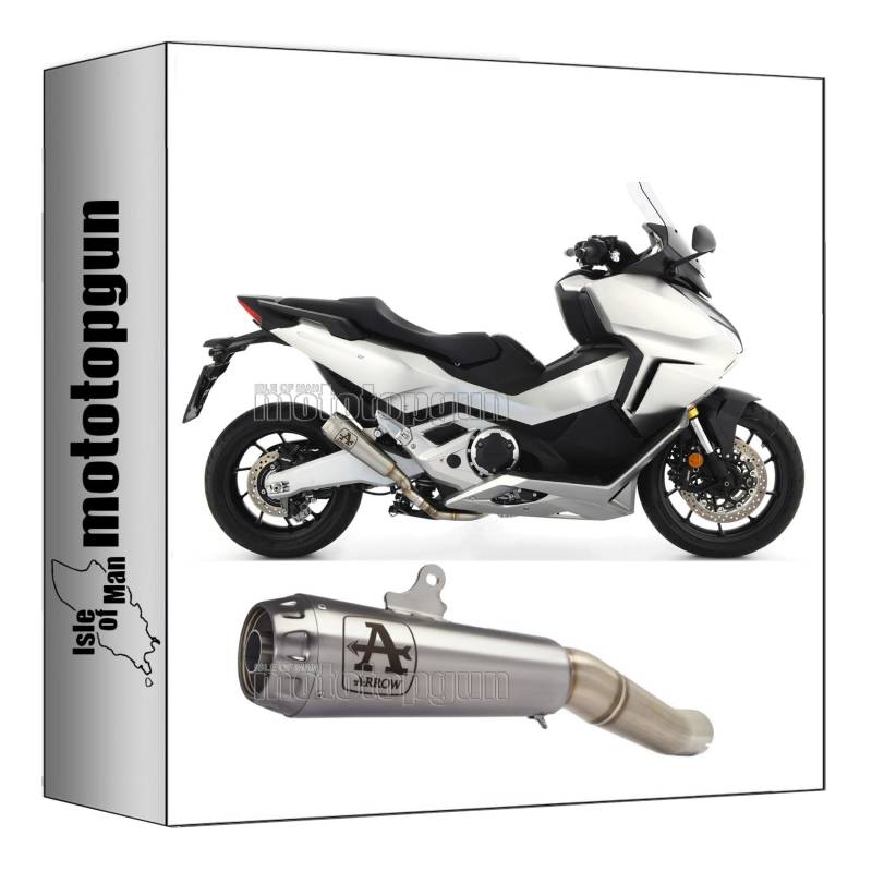 auspuff zugelassen arrow pro-race aus aluminium mit endkappe aus carby kompatibel mit honda forza 750 2021 2022 2023 mototopgun 73518pri von MOTOTOPGUN