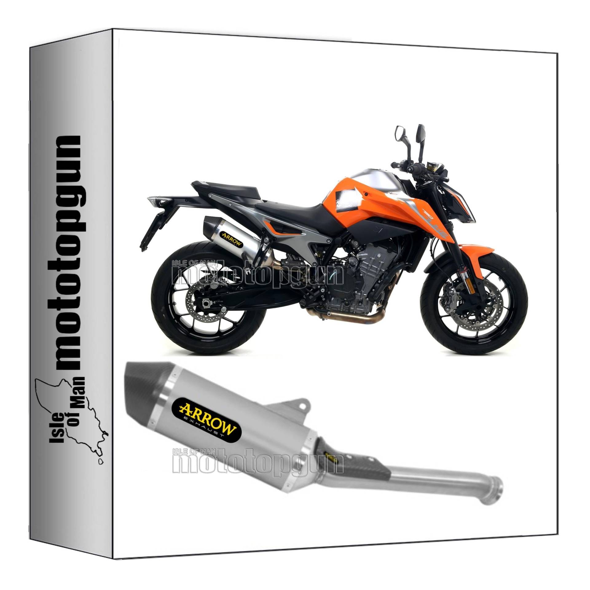 auspuff zugelassen arrow race-tech aus aluminium mit endkappe aus carby kompatibel mit ktm 790 duke 2018 2019 2020 mototopgun 71890ak von MOTOTOPGUN