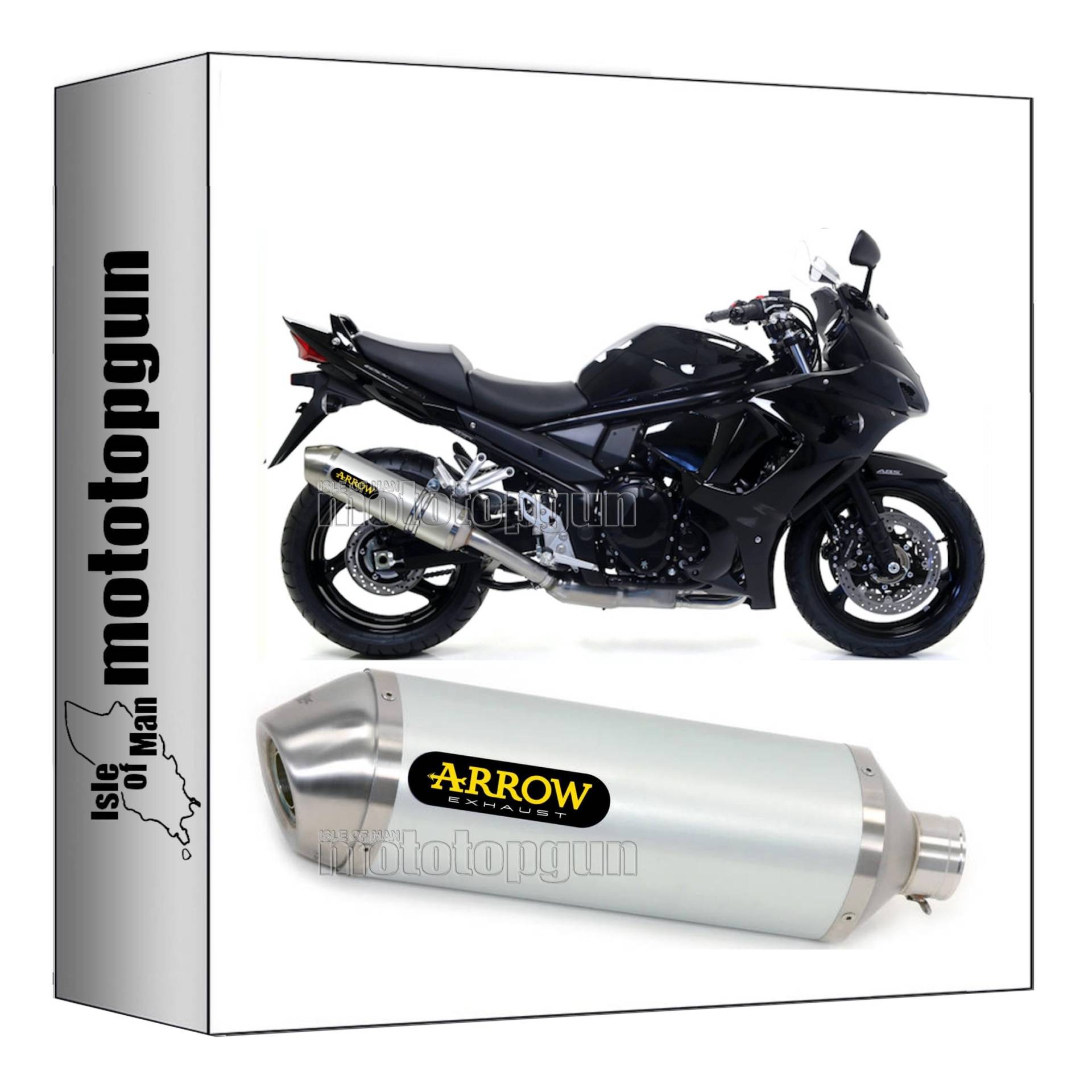 auspuff zugelassen arrow race-tech aus aluminium mit endkappe aus edelstahl kompatibel mit suzuki gsx 1250 fa 2010 2011 2012 2013 2014 2015 2016 mototopgun 71822ao + 71372mi von MOTOTOPGUN