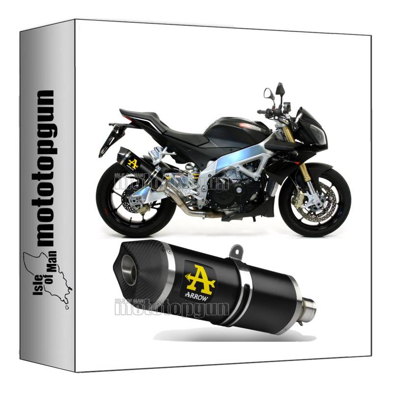 auspuff zugelassen arrow race-tech aus aluminium schwarz mit endkappe aus carby kompatibel mit aprilia tuono v4-r aprc 2011 2012 2013 2014 2015 mototopgun 71744akn von MOTOTOPGUN