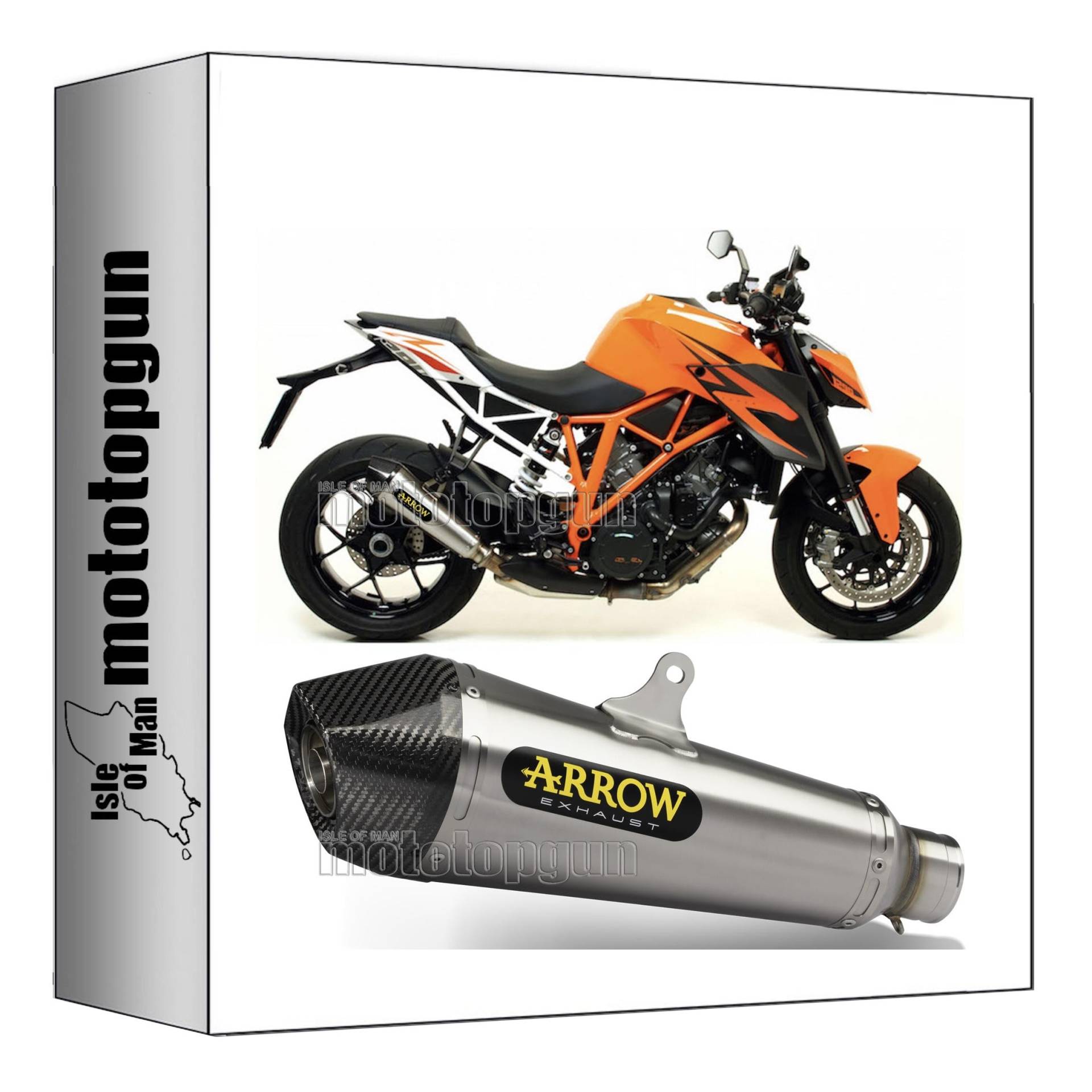 auspuff zugelassen arrow x-kone aus nichrom mit endkappe aus carby kompatibel mit ktm 1290 superduke r 2014 2015 2016 mototopgun 71820xki von MOTOTOPGUN