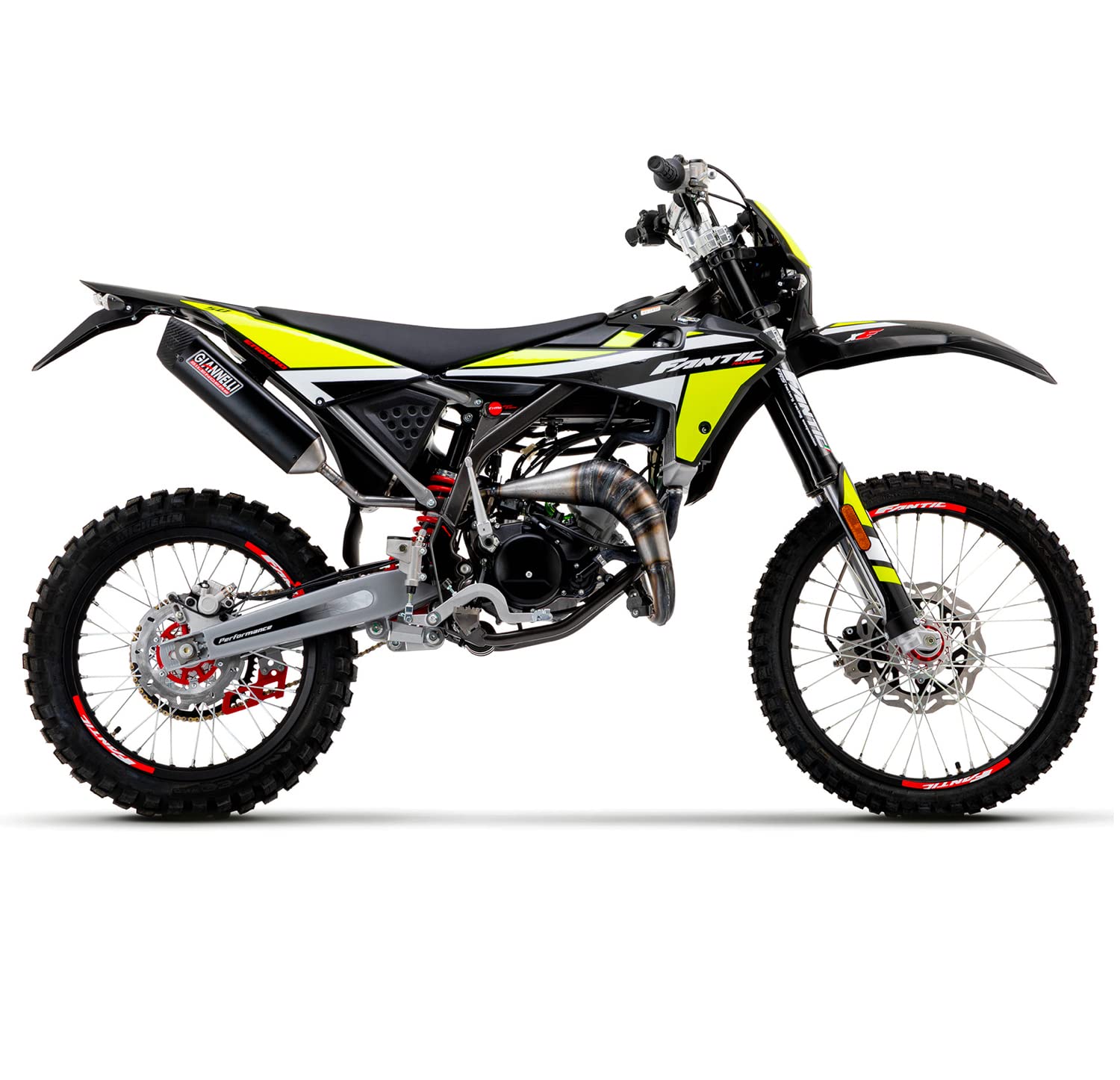 giannelli auspuff sonic aluminium schwarz kompatibel mit fantic xe 50 enduro 2021 mototopgun von MOTOTOPGUN