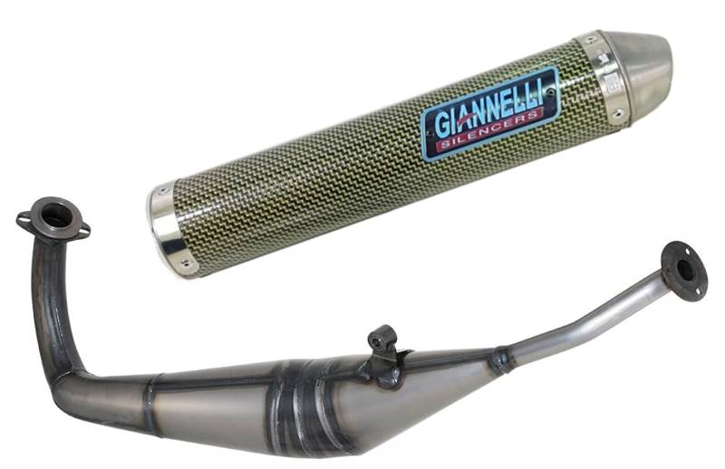 giannelli komplettanlage kein kat street 2t made in kevlar kompatibel mit honda nsr 125 r 1992 1993 1994 1995 1996 1997 1998 1999 2000 2001 mototopgun 53501 + 53502 von MOTOTOPGUN