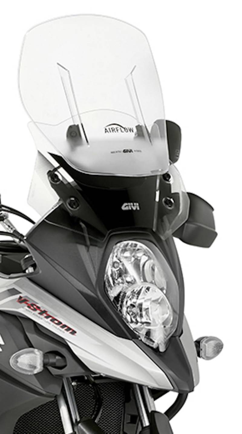 givi airflow af3112 windschutz transparent kompatibel mit suzuki dl 650 v-strom 2017 2018 2019 2020 2021 2022 mototopgun von MOTOTOPGUN