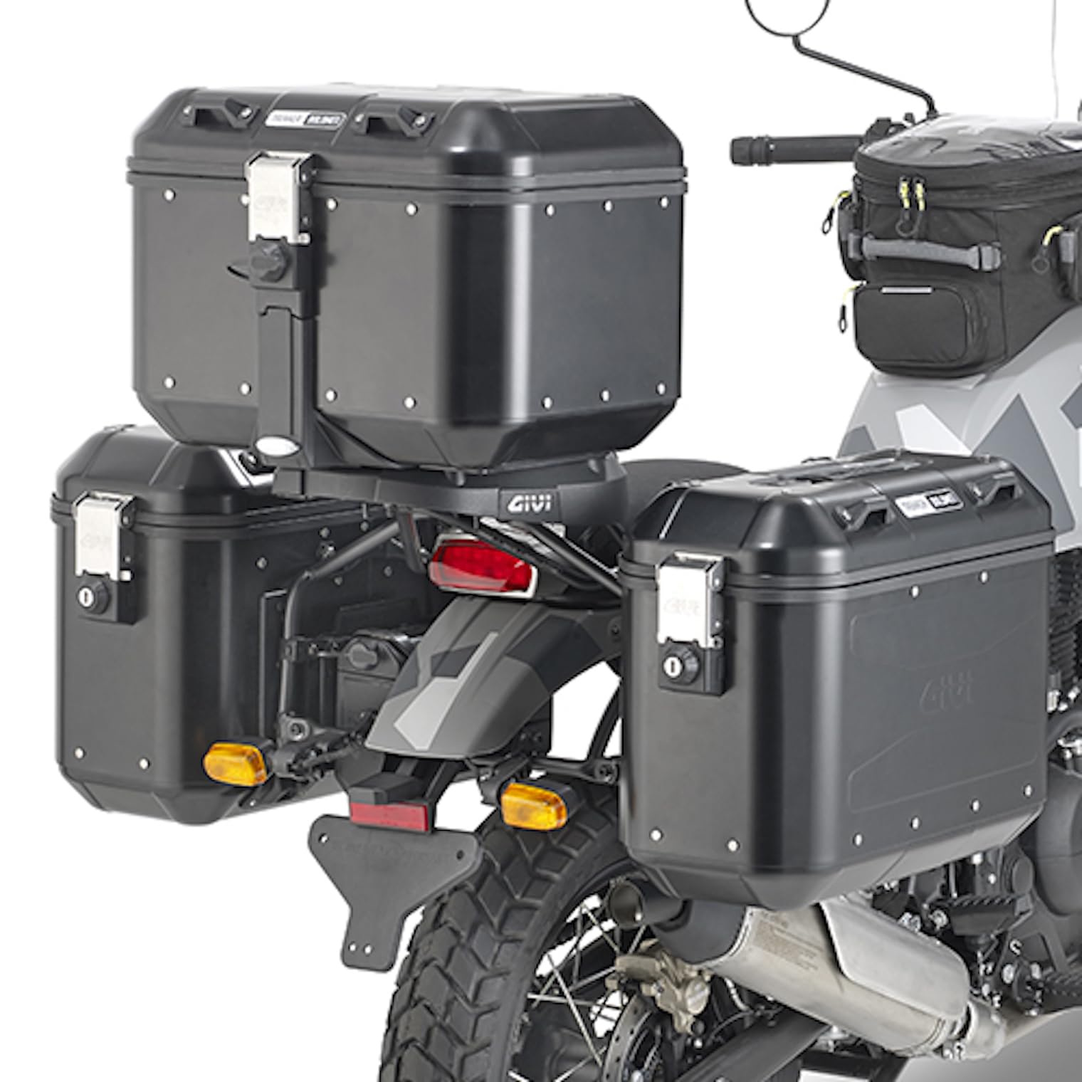 givi pl9050 Gepäckträger Seite Retro Monokey kompatibel mit Royal Enfield Himalayan 2018 2019 2020 mototopgun von MOTOTOPGUN