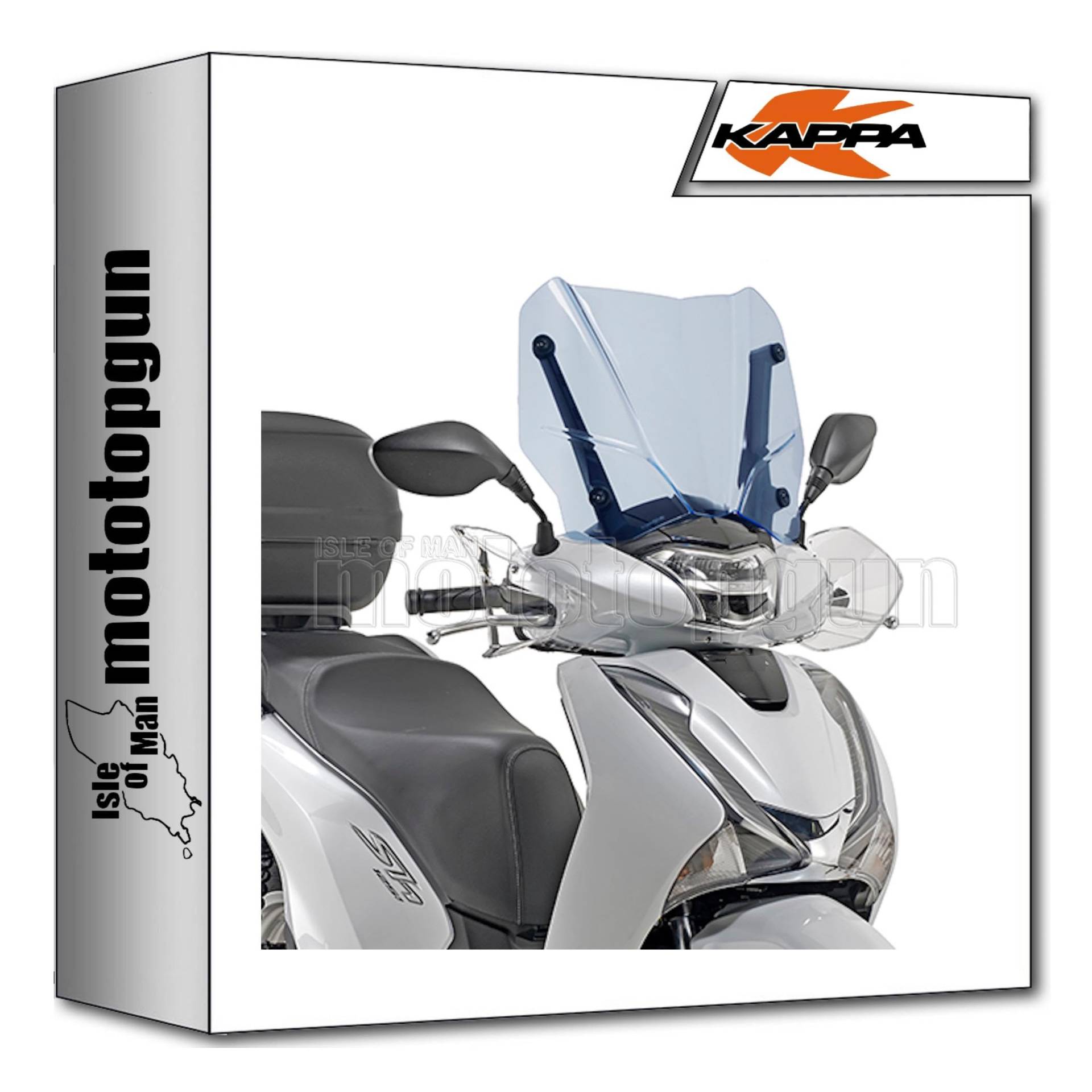 kappa windschild blue line kompatibel mit honda sh 125i 150i 2017 2018 2019 mototopgun von MOTOTOPGUN