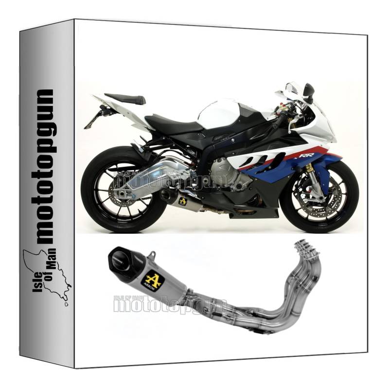 komplettanlage competition evo arrow works aus titan mit endkappe aus carby kompatibel mit bmw s1000 s-1000 rr 2009 2010 2011 2012 2013 2014 mototopgun 71118ckz von MOTOTOPGUN