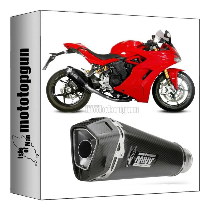 mivv auspuff kein kat delta race carbon carbon cap kompatibel mit ducati supersport 939 s 2017 2018 2019 2020 mototopgun von MOTOTOPGUN