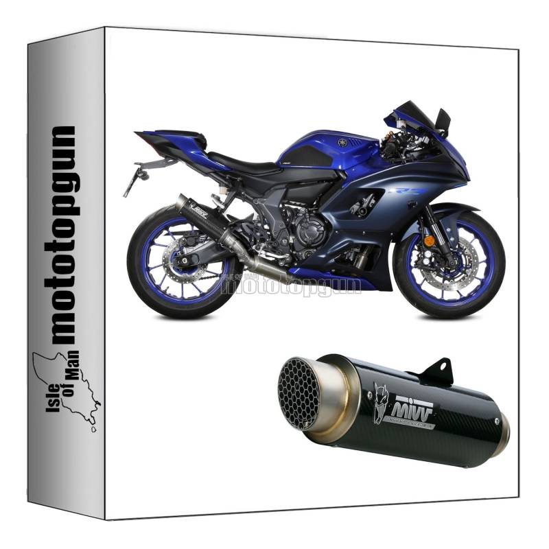 mivv auspuff kein kat gp-pro carbon high up kompatibel mit yamaha yzf r7 2022 mototopgun von MOTOTOPGUN