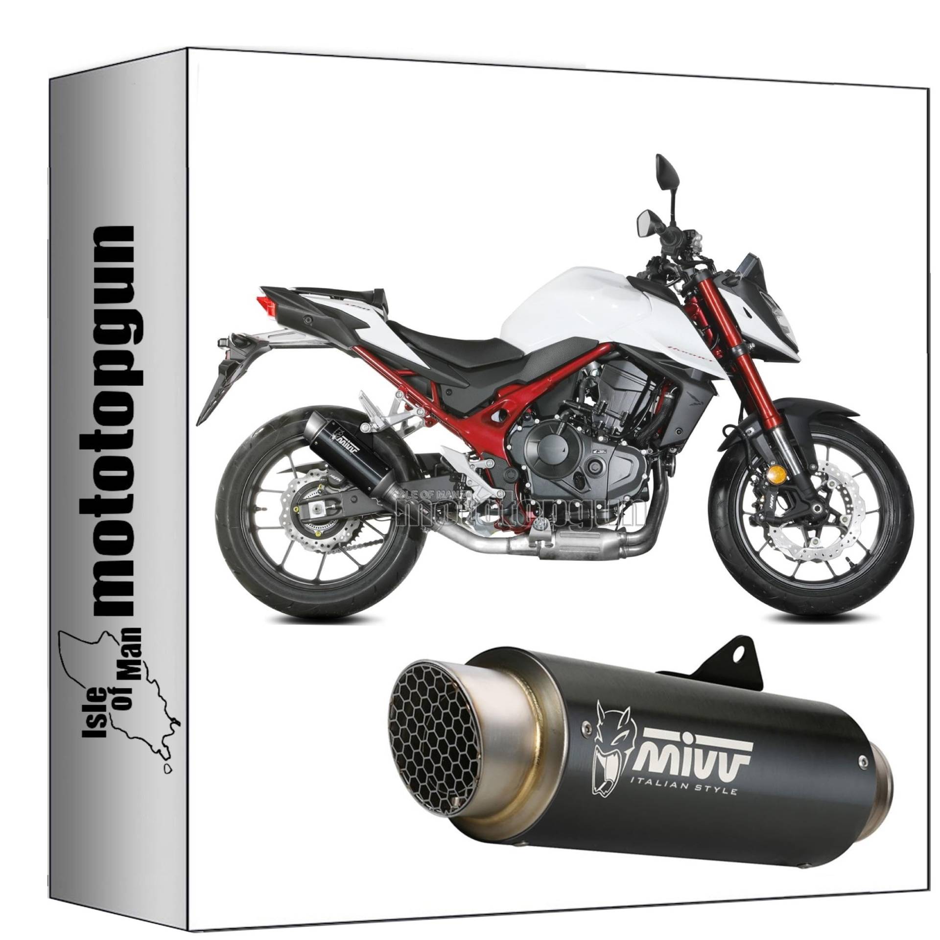 mivv auspuff zugelassen kat-oem gppro stahl schwarz kompatibel mit honda cb750 hornet 2023 2024 mototopgun von MOTOTOPGUN