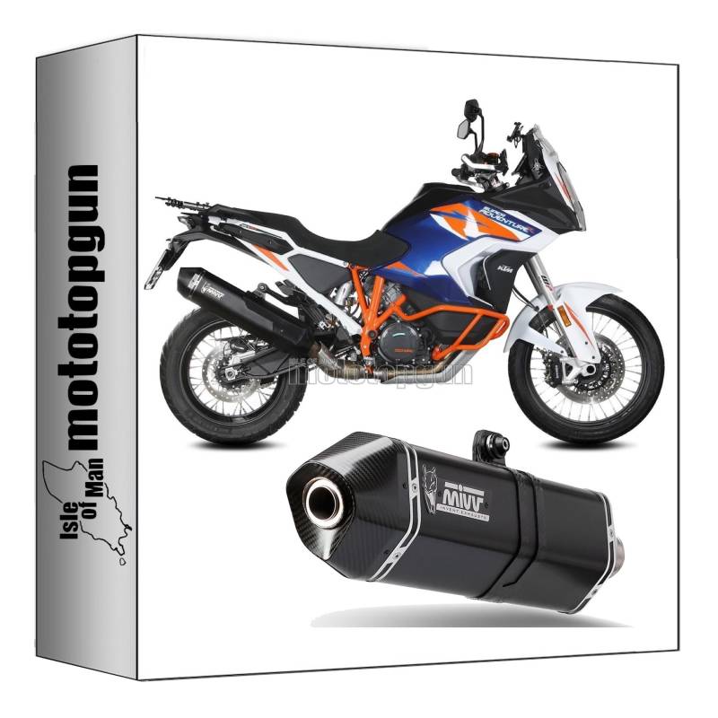 mivv auspuff zugelassen-oem speed edge stahl schwarz carbon cap kompatibel mit ktm 1290 super adventure r s t 2021 2022 mototopgun von MOTOTOPGUN