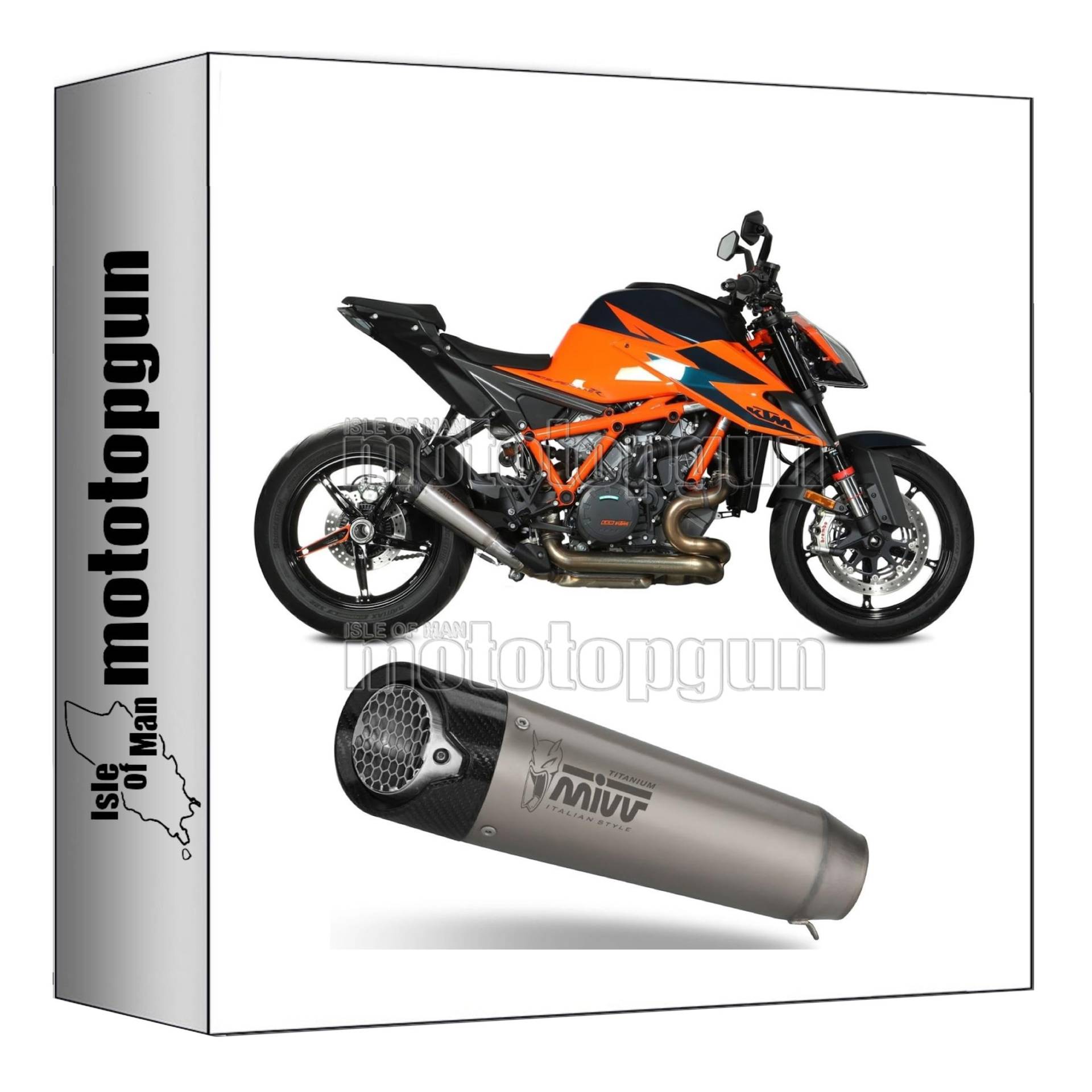 mivv auspuff zugelassen-oem x-m5 titan kompatibel mit ktm 1290 superduke 2023 2024 mototopgun von MOTOTOPGUN