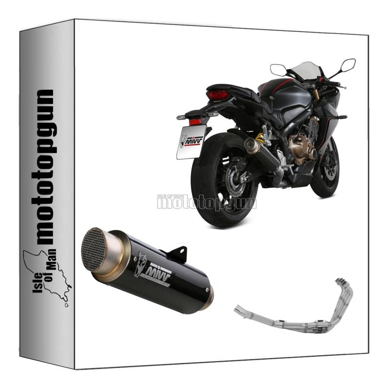 mivv komplettanlage zugelassen gp-pro carbon kompatibel mit honda cbr 650 r 2019 2020 2021 2022 mototopgun von MOTOTOPGUN