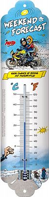 MOTOmania Weekend Forecast, Thermometer - 28 cm x 7 cm von MOTOmania