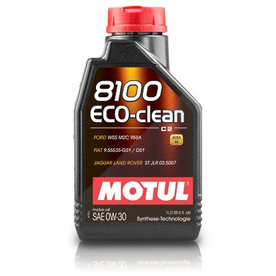 Motul 1 L 8100 Eco-clean 0W30 Motoröl [Hersteller-Nr. 109671] von MOTUL