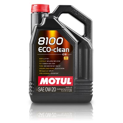 Motul 5 L 8100 Eco-clean 0W20 Motoröl [Hersteller-Nr. 110554] von MOTUL