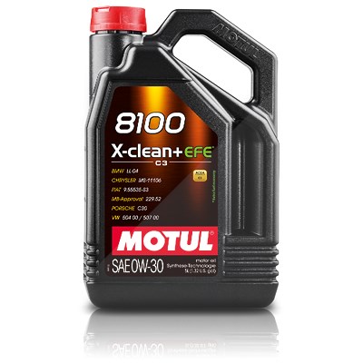 Motul 5 L 8100 X-CLEAN + EFE 0W-30 von MOTUL