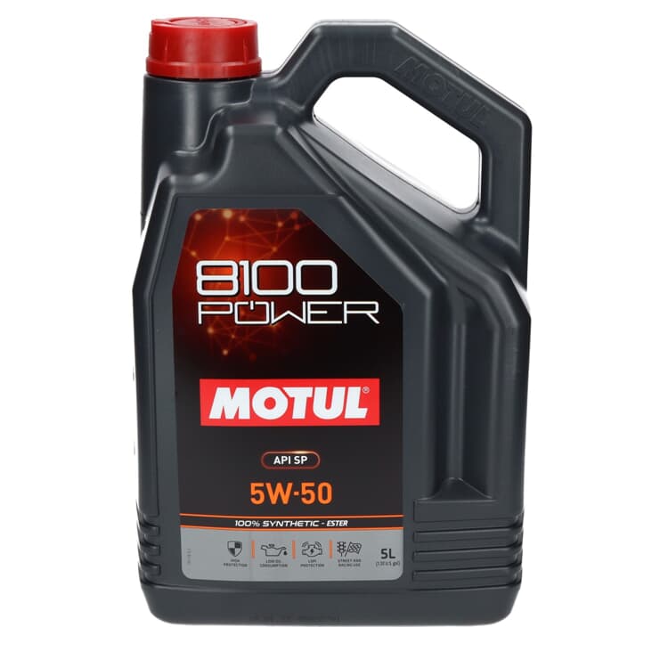 5 Liter Motul 8100 POWER 5W-50 von MOTUL