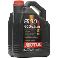 MOTUL Motoröl 8100 ECO-CLEAN 0W20 0W-20, Inhalt: 5l 108862 von MOTUL