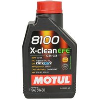 Motoröl MOTUL 8100 X-Clean EFE 5W30 1L von Motul